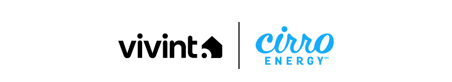 Cirro and Vivint logo lockup