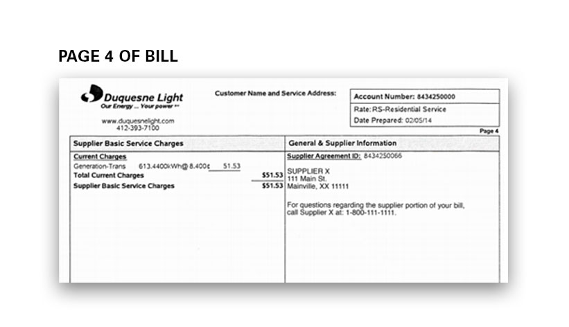 Electricity Bill Cirro Energy